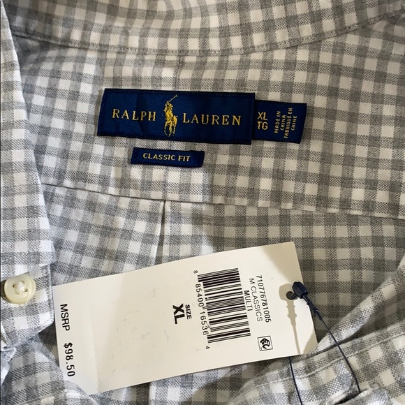Ralph Lauren Classic Fit Button Down Shirt - Picture 2 of 5